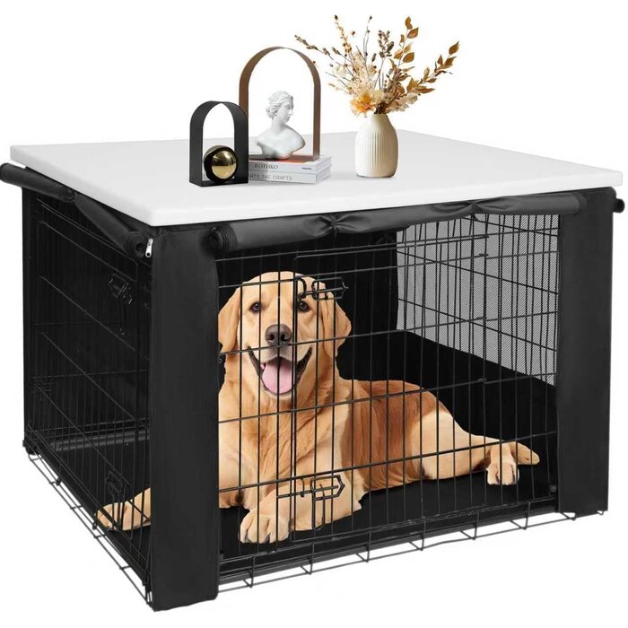 Housse pour cage de chien 109x73x76cm - Polyester 600D - 34% de remise