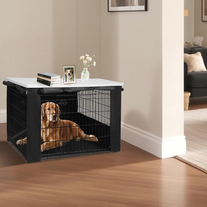 Housse pour cage de chien 109x73x76cm - Polyester 600D - 34% de remise
