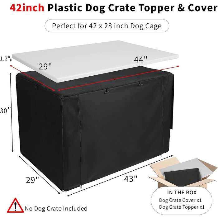Housse pour cage de chien 109x73x76cm - Polyester 600D - 34% de remise