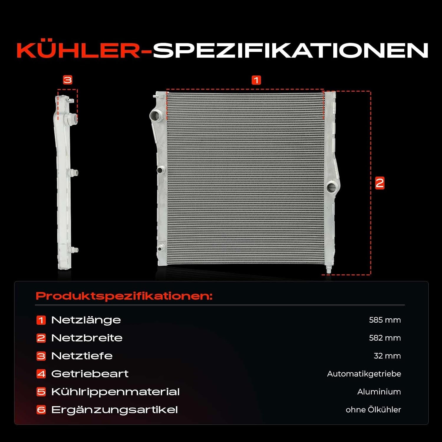 Radiateur de refroidissement BMW X5 et X6 - 35% de remise
