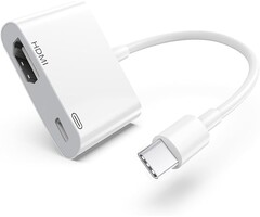 Adaptateur USB-C vers HDMI 4K 60Hz 100W PD - Blanc - 41% de remise