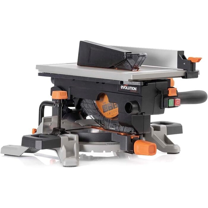 Scie à table et à onglets 210mm 1500W convertible - 35% de remise