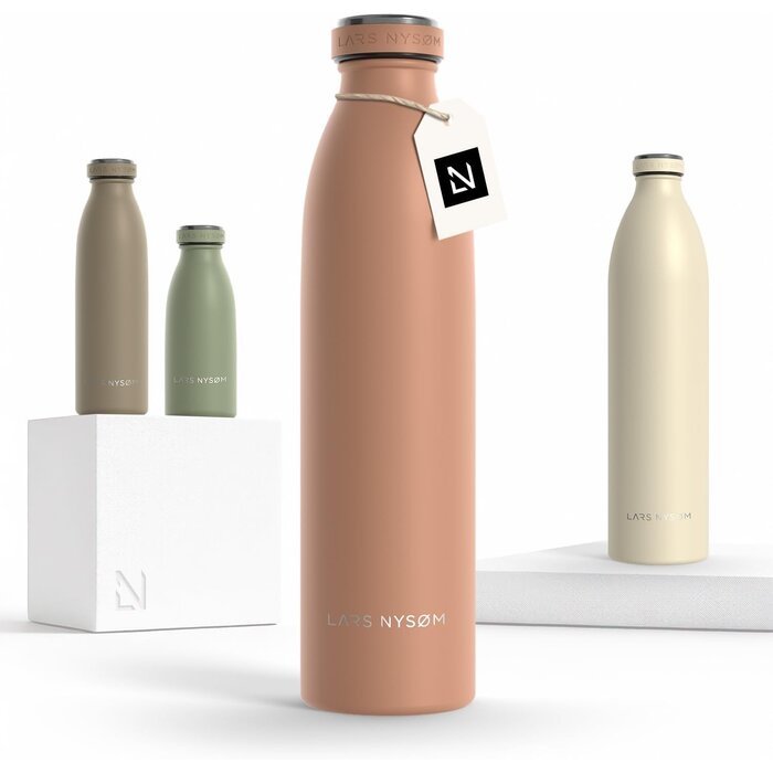 Bouteille isotherme 350ml taupe - Acier inoxydable - 25% de remise