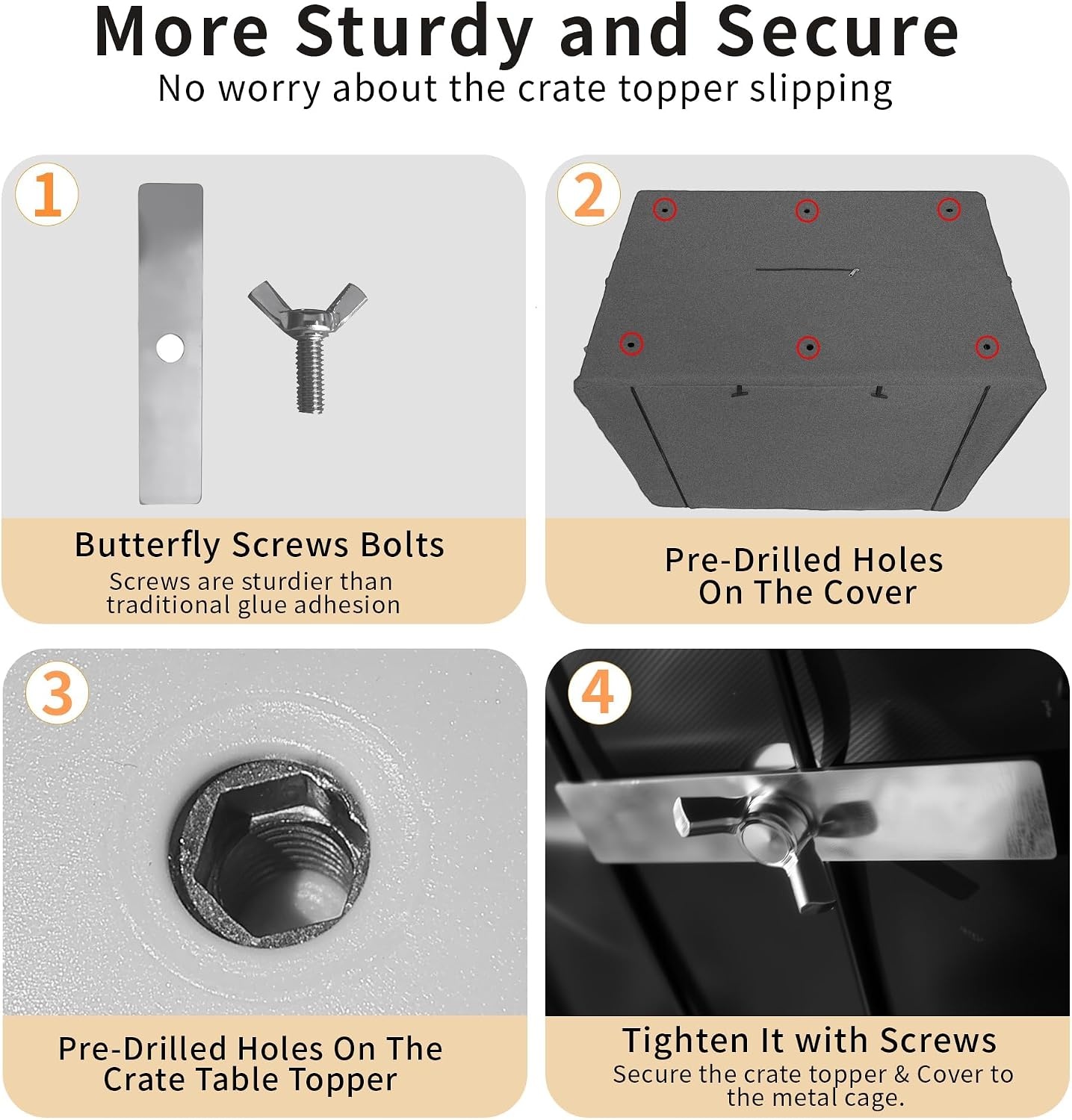 Housse pour cage de chien 93,5x60x62,5 cm - 33% de remise