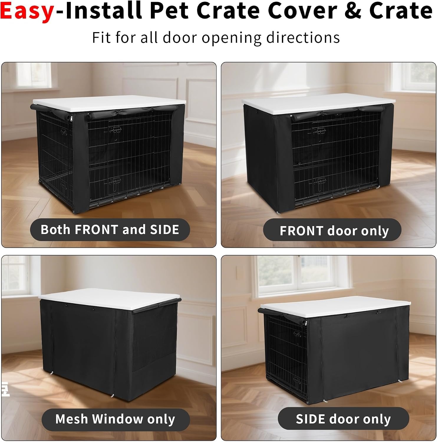 Housse pour cage de chien 109x73x76 cm - 34% de remise