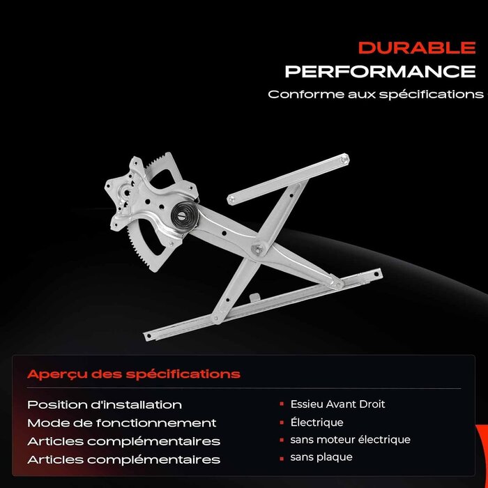 Mécanisme lève-vitre avant droit RAV4 II 00-05 - 32% de remise