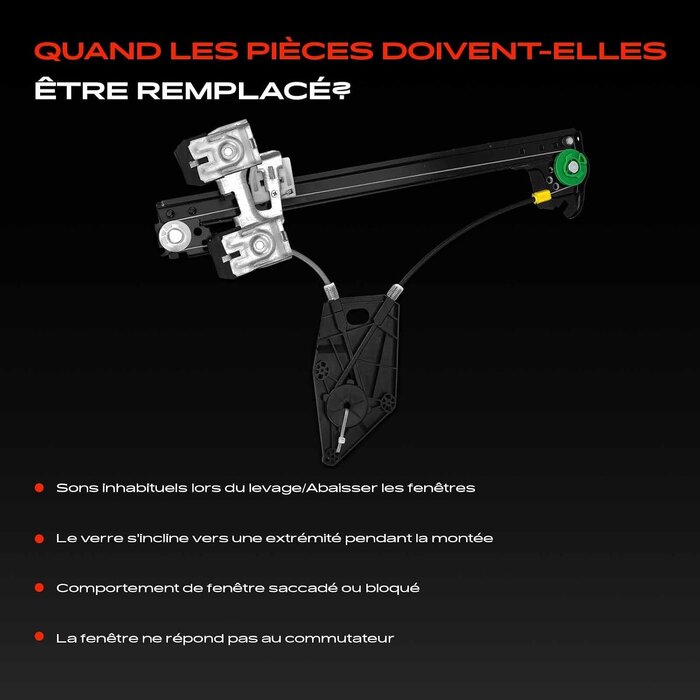 Mécanisme lève-vitre arrière gauche Seat Ibiza IV - 33% de remise