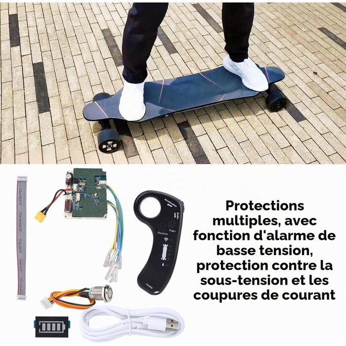 Kit Contrôleur ESC 36V 1300W pour Skateboard Électrique - 34% de remise