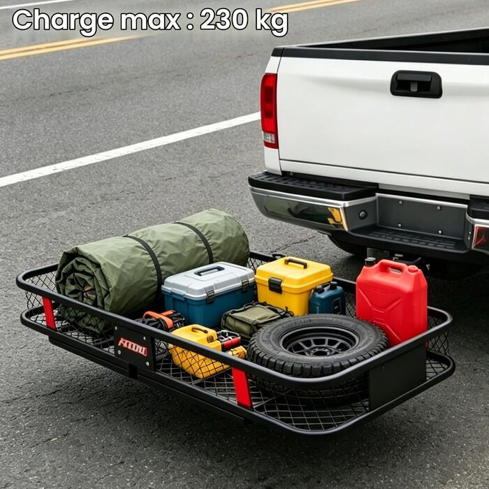 Panier porte-bagages pliable pour attelage - 35% de remise