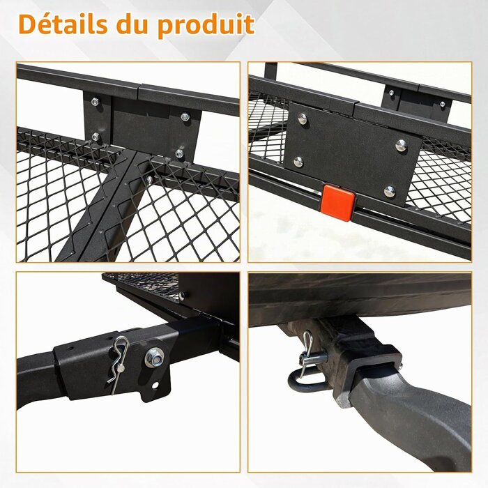 Panier porte-bagages pliable pour attelage - 35% de remise