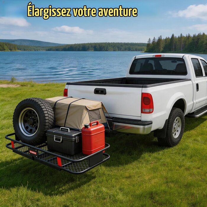 Panier porte-bagages pliable pour attelage - 35% de remise