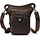 Sacoche de jambe en cuir de vachette marron - 31% de remise
