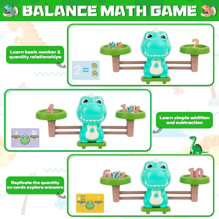 Jeu de pêche magnétique dinosaures 4-en-1 - 29% de remise