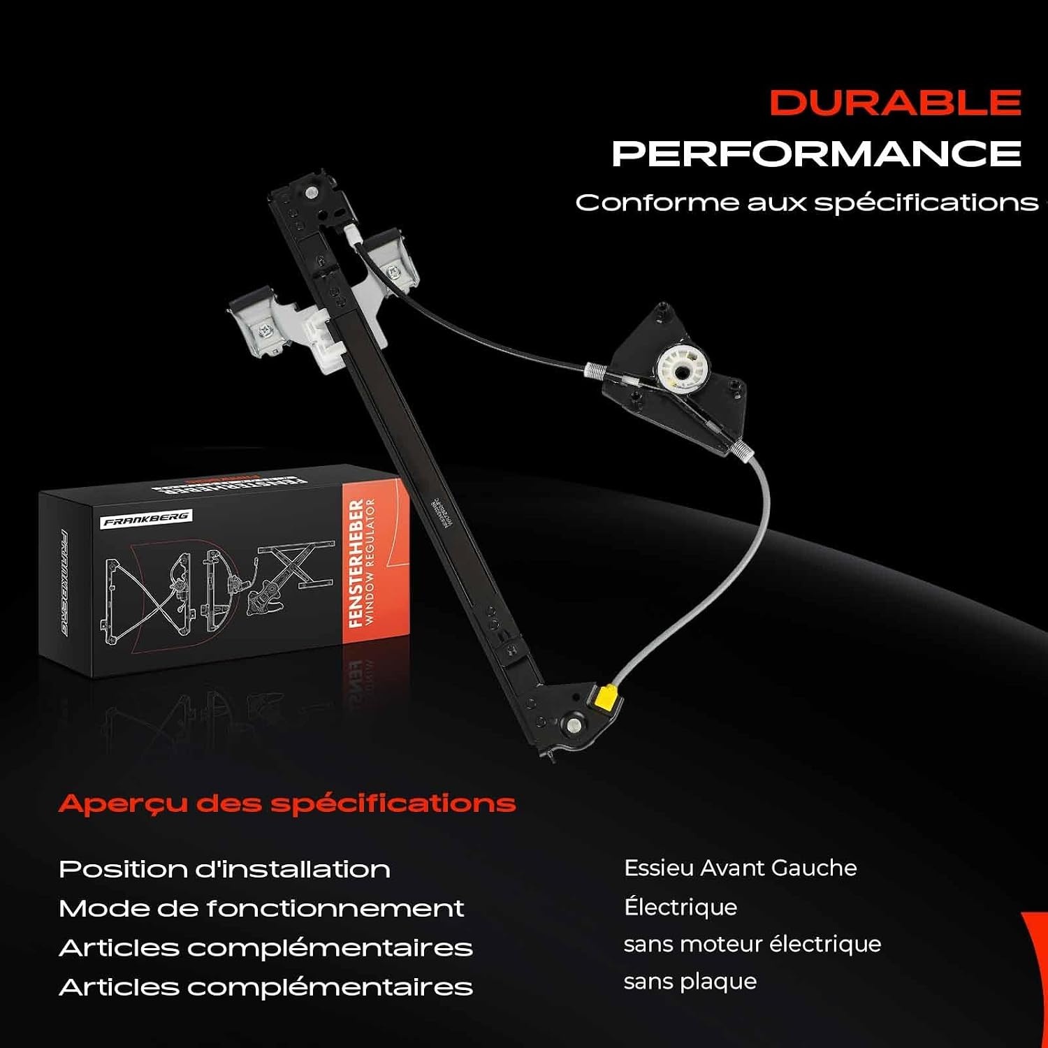Mécanisme lève-vitre avant gauche Seat Mii / VW Up! - 33% de remise