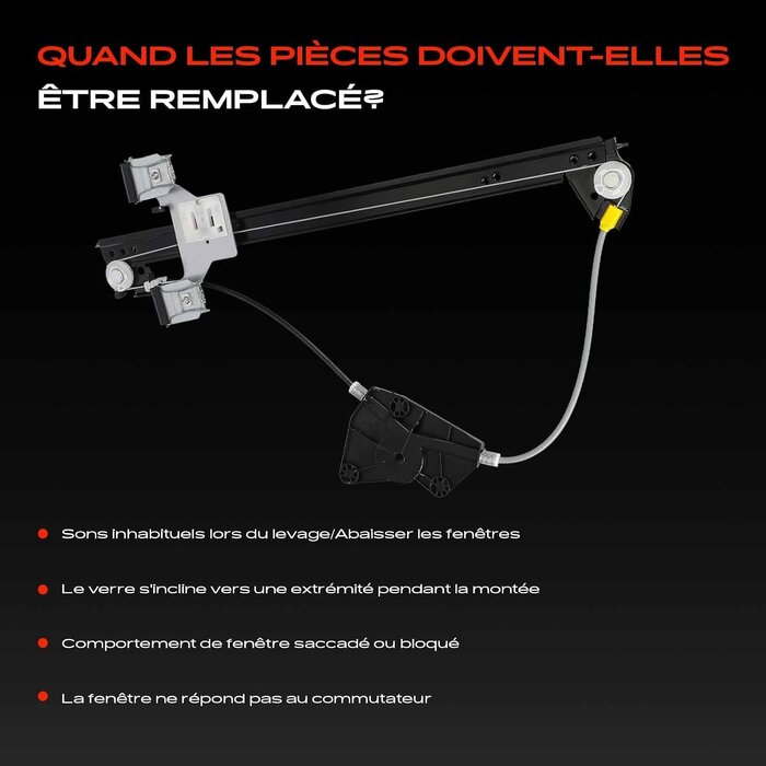 Mécanisme lève-vitre avant gauche Seat Mii / VW Up! - 33% de remise