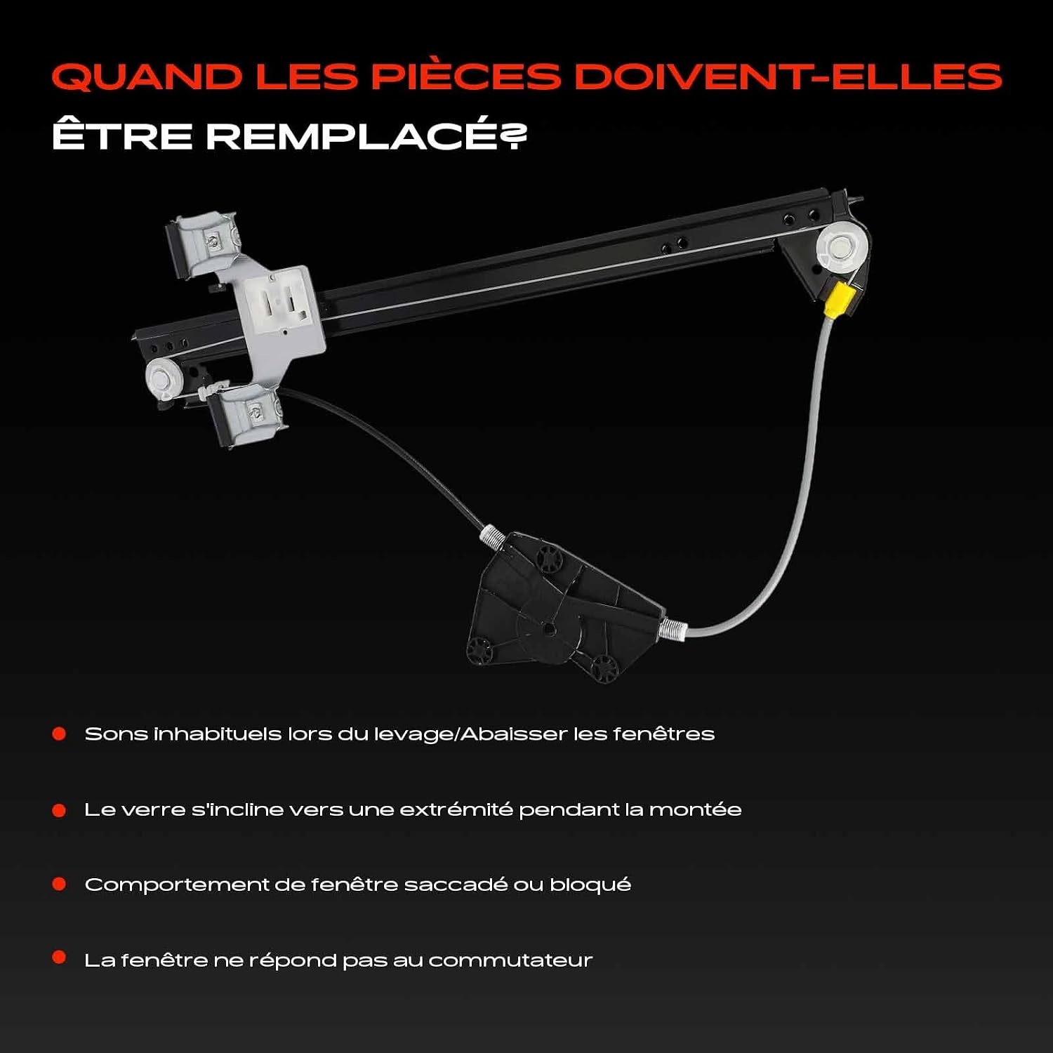 Mécanisme lève-vitre avant gauche Seat Mii / VW Up! - 33% de remise