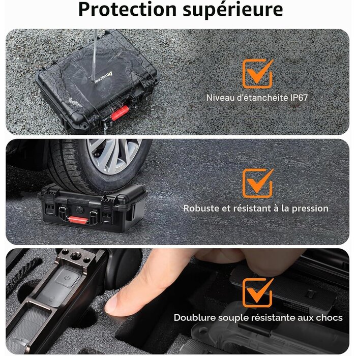 Mallette de transport étanche pour caméra d'action - 32% de remise