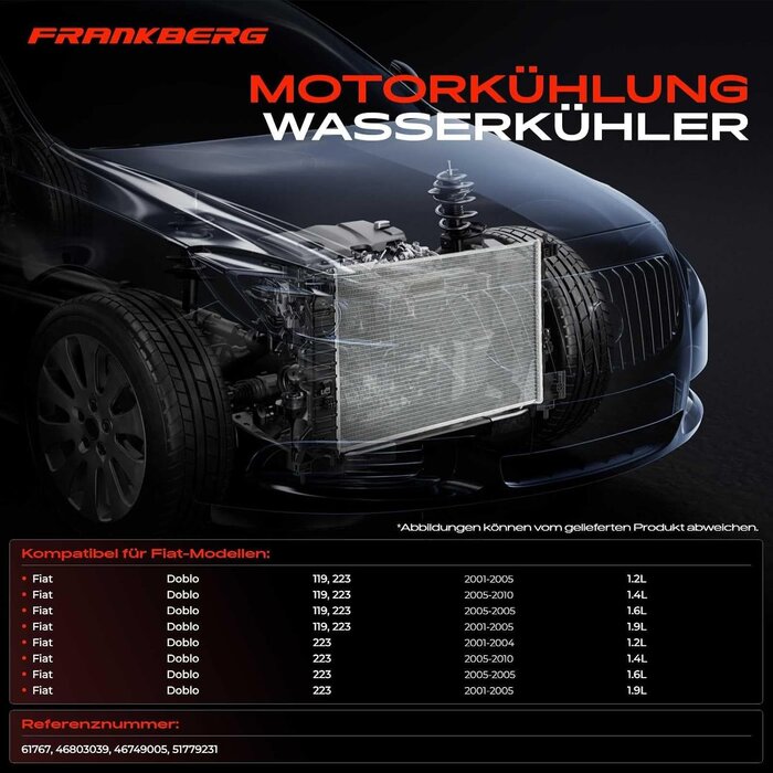 Radiateur Fiat Doblo 2001-2010 - 34% de remise