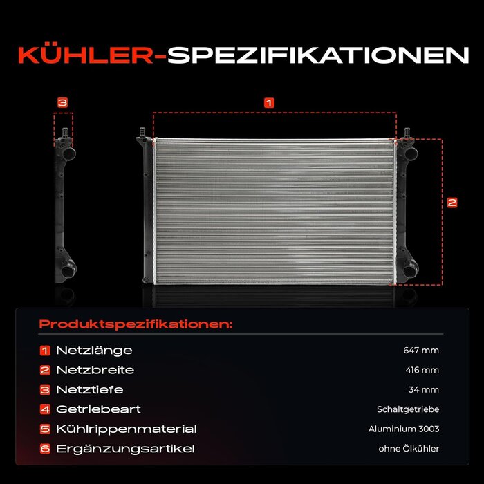 Radiateur Fiat Doblo 2001-2010 - 34% de remise