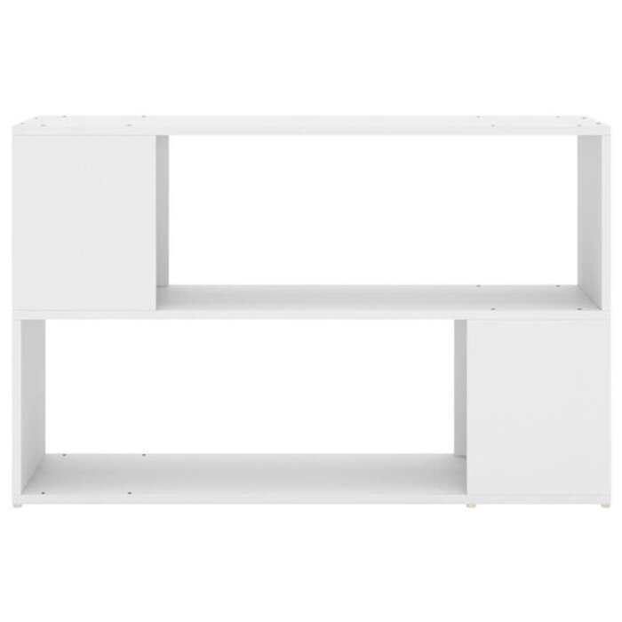 Bibliothèque design 100x24x63 cm blanc - 68% de remise