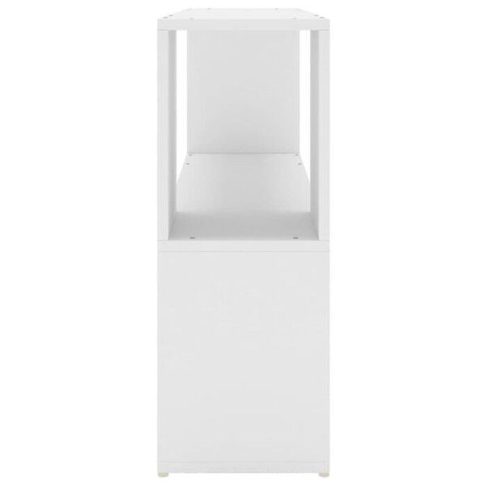Bibliothèque design 100x24x63 cm blanc - 68% de remise