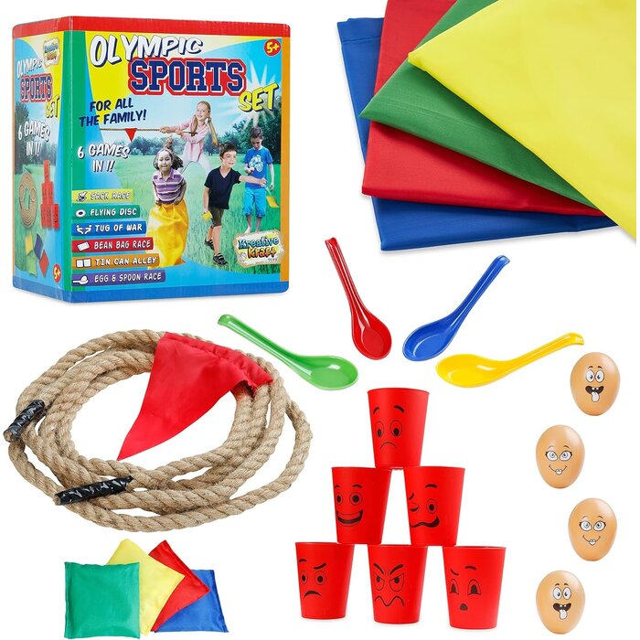 Kit de 6 jeux d'extérieur pour jardin - 30% de remise - Édition familiale