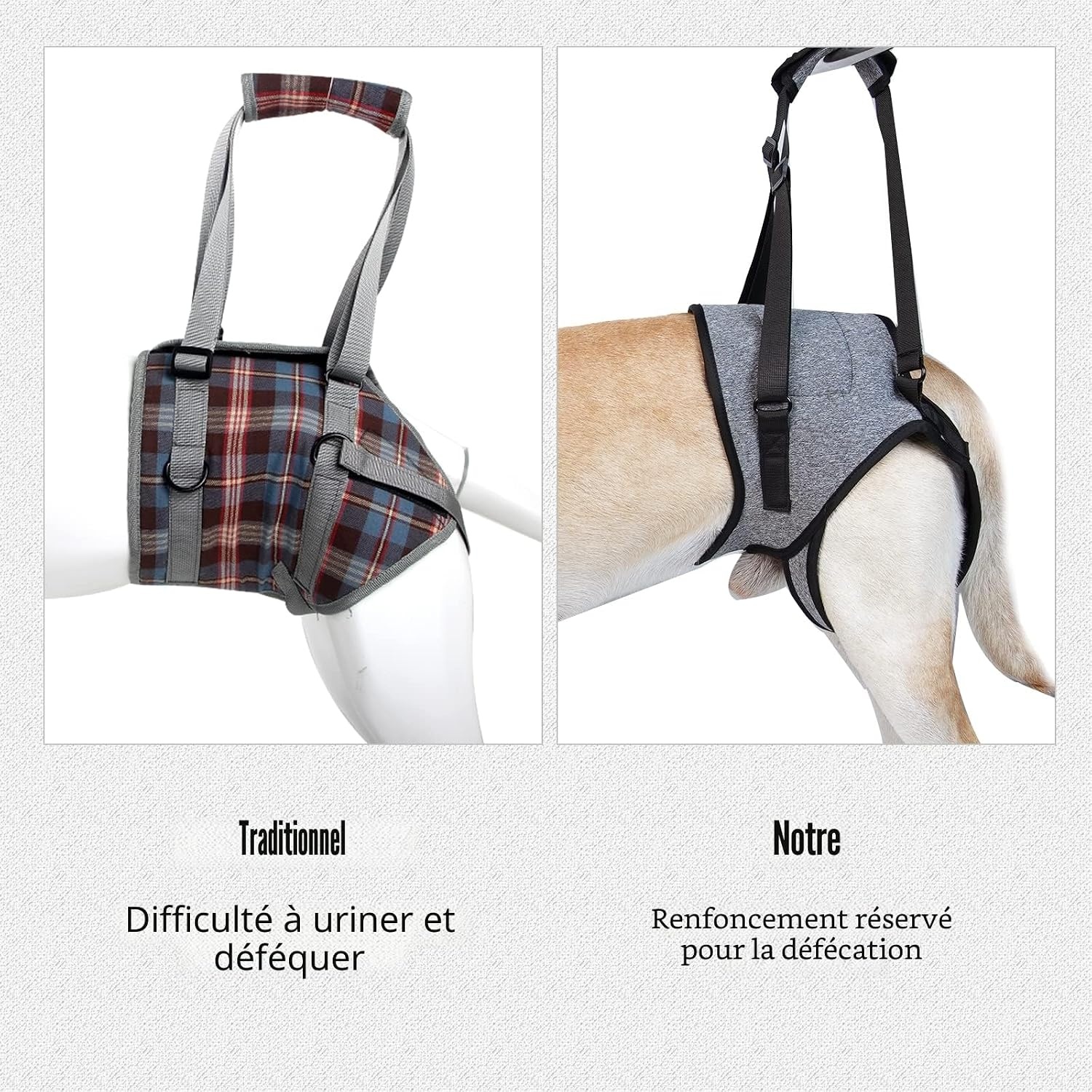Harnais de levage pour chien XL Gris - 31% de remise