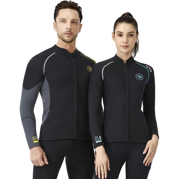 Haut de combinaison néoprène 1,5 mm Noir L - 31% de remise