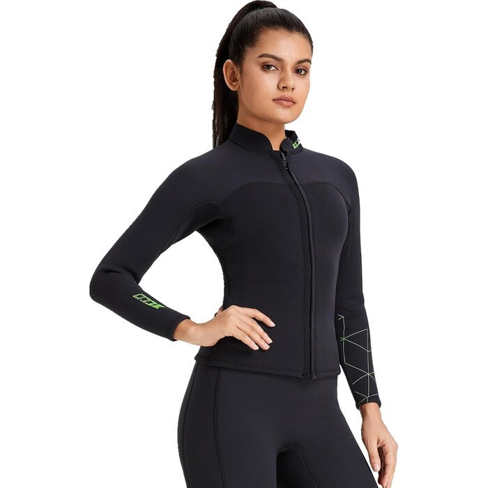 Haut de combinaison néoprène 1,5 mm Noir L - 31% de remise
