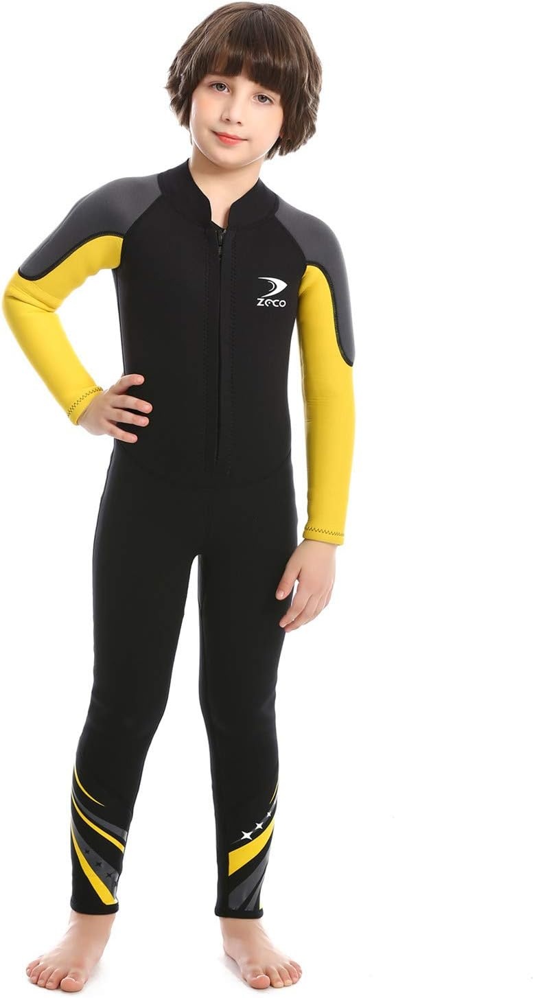 Combinaison de plongée enfant 2,5 mm, noire, taille XS - 32% de remise