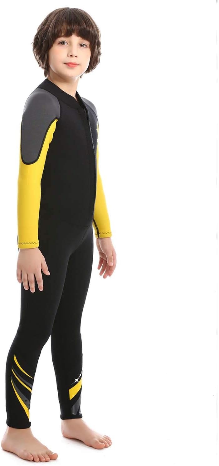 Combinaison de plongée enfant 2,5 mm, noire, taille XS - 32% de remise