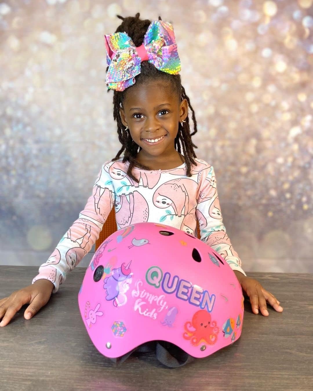 Casque de vélo enfant rose, taille S - 30% de remise