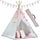 Tipi enfant rose avec accessoires - 37% de remise