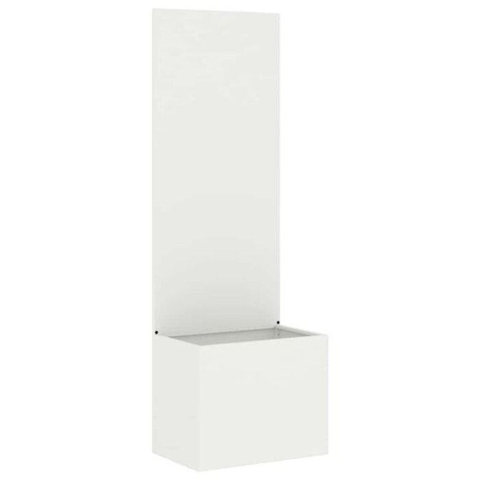 Vidaxl Paravent de jardin en acier blanc 50x150 cm - 52% de remise