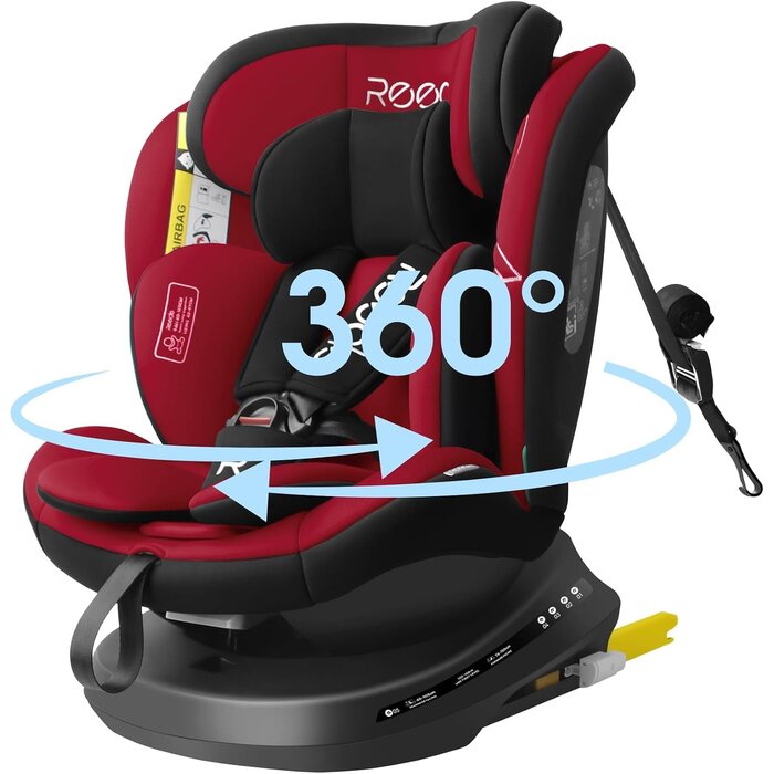 Siège auto pivotant 360° i-Size 40-150 cm Rouge - 34% de remise