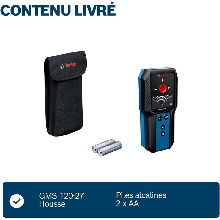 Détecteur de matériaux 120 mm - 34% de remise sur modèle déballé