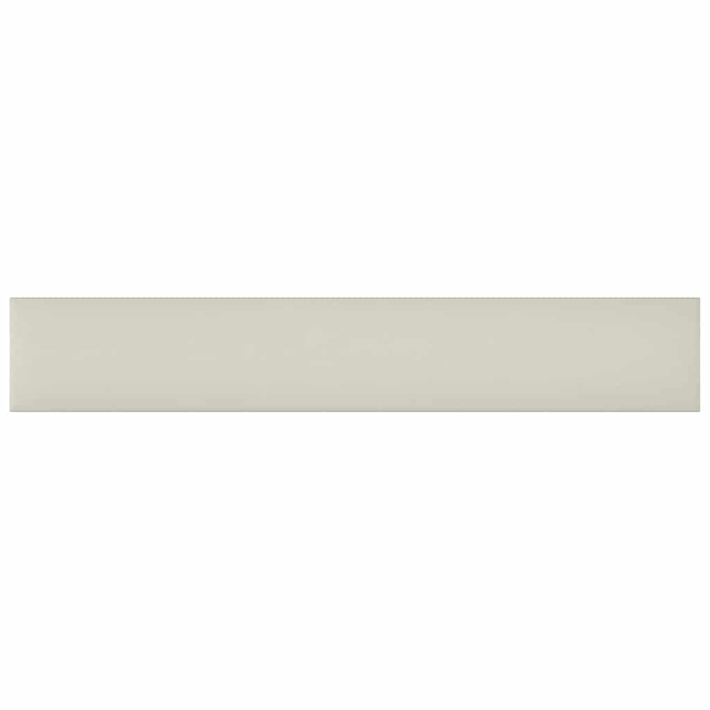 Lot de 12 panneaux muraux en velours crème 90x15 cm - 45% de remise