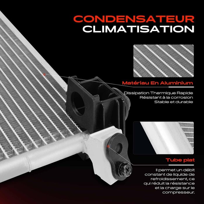 Condenseur clim avec bouteille pour Land Rover - 34% de remise