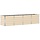Jardinière en acier ivoire 320 x 80 x 75 cm - 34% de remise