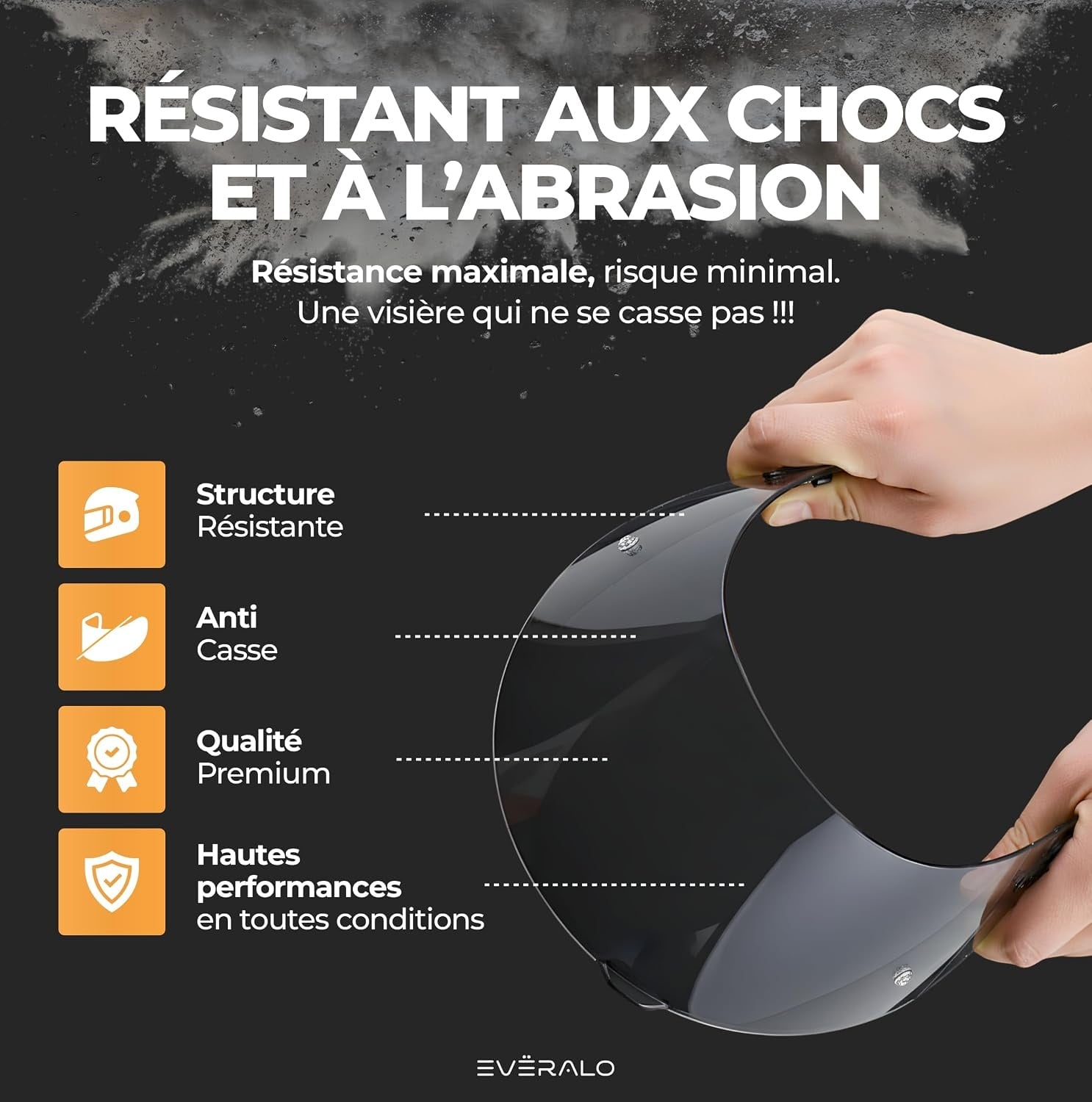 Visière moto rouge chromé pour Arai VAS-V - 32% de remise