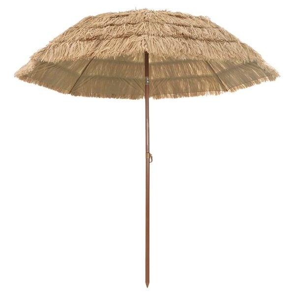 Parasol Hawaïen Naturel 205cm - 34% de remise - Produit déballé