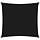Voile d'ombrage carré 5x5 m - Noir - 34% de remise