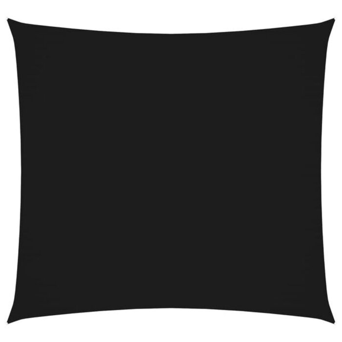 Voile d'ombrage carré 5x5 m - Noir - 34% de remise