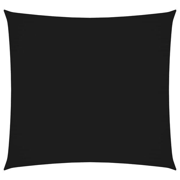 Voile d'ombrage carré 5x5 m - Noir - 34% de remise