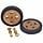 Roues de remplacement pour chaise longue, teck massif, 16 cm - 32% de remise