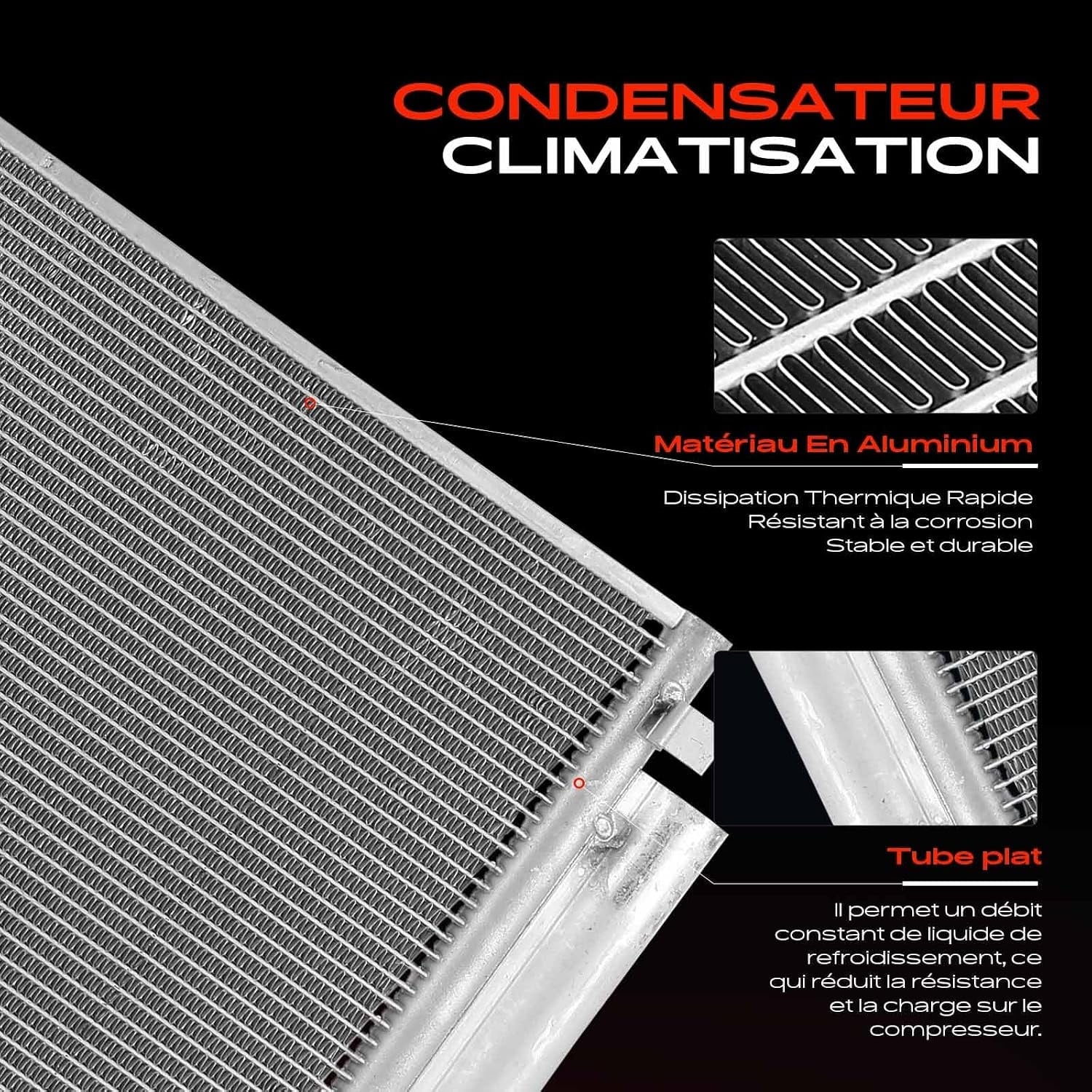 Condenseur climatisation Hyundai i10 Kia Picanto 386x448mm - 34% de remise