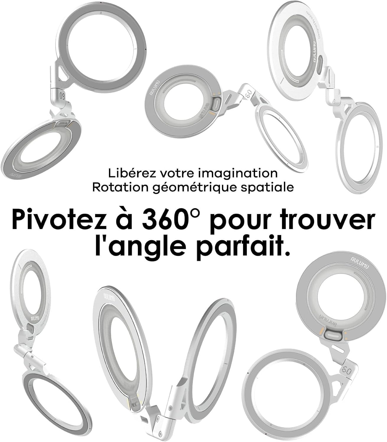 Support magnétique MagSafe en aluminium - 32% de remise