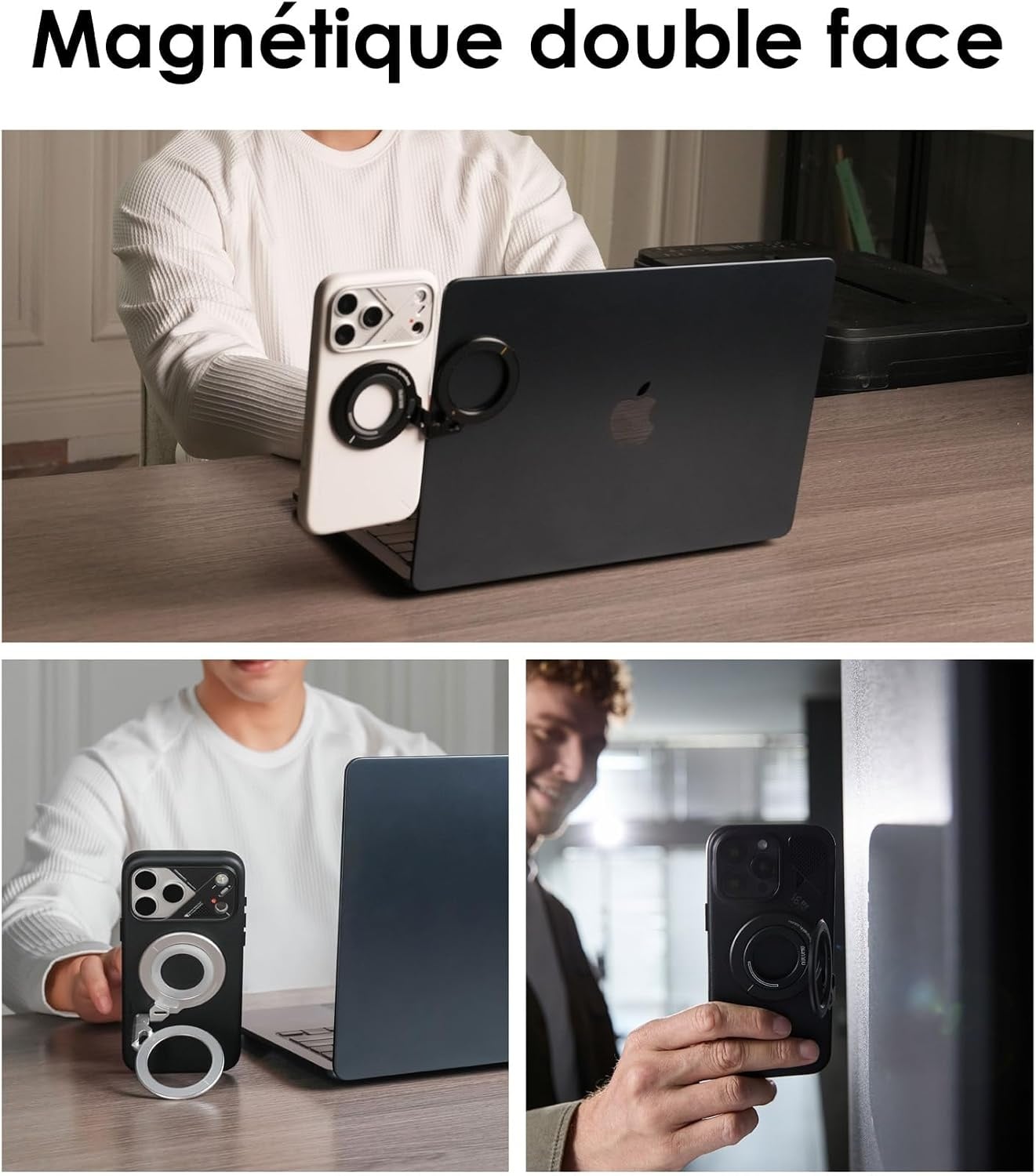 Support magnétique MagSafe en aluminium - 32% de remise