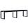 Banc de jardin 180 cm en lattes PS noir - 35% de remise