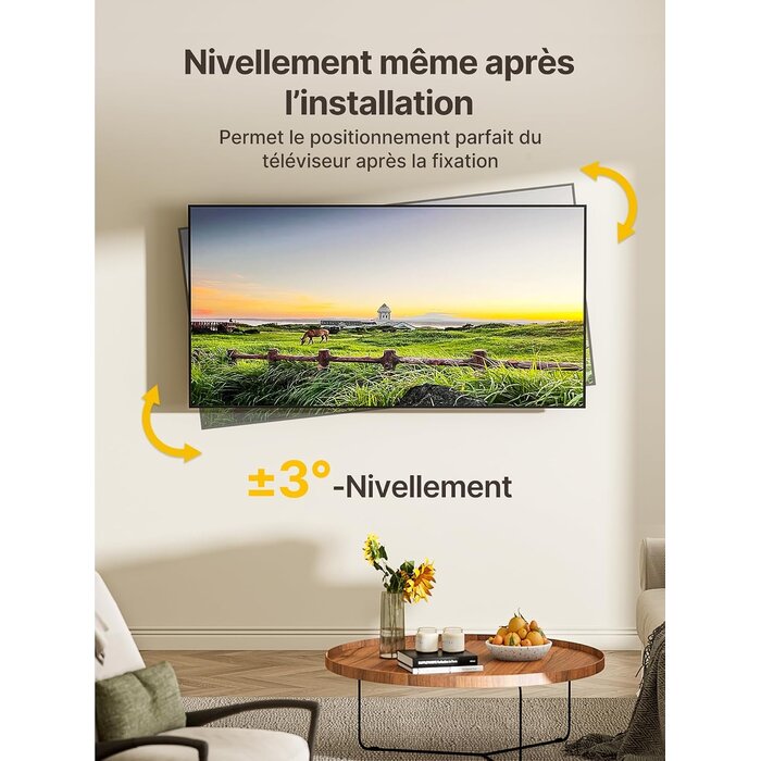 Support Mural TV Articulé 23-65" Bras 946 mm - 34% de remise